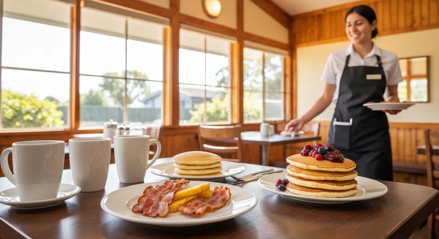 Delicious breakfast options at Inglewood Motel including fresh local produce