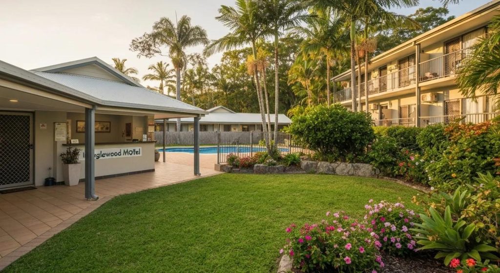 Inglewood Motel exterior showcasing quality accommodation in Queensland